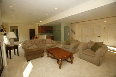 Elegant living room photo in Other