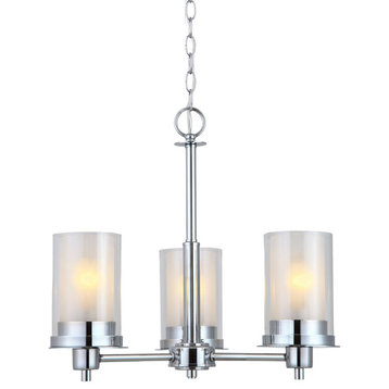 Avalon Light Chandelier, Chrome, 3 Light