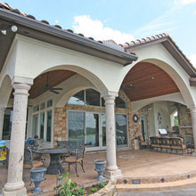 Patio Stone Columns