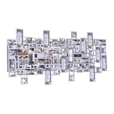 CWI Lighting 5689W18-4-601 4-Light Wall Sconce With Chrome Finish