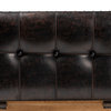 Marelli Rustic Dark Brown Faux Leather 2-Piece Storage Trunk Ottoman Set of 2