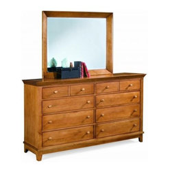 American Drew 181-130M Triple Dresser- Maple Sterling Pointe - Dressers