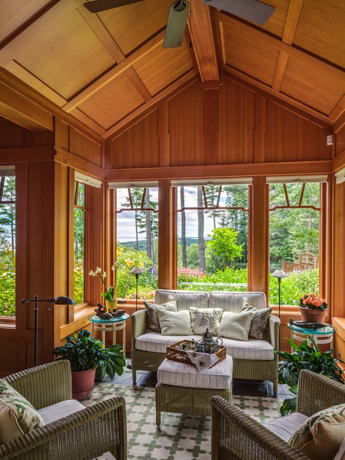 Best Craftsman  Portland Maine Sunroom  Design Ideas 