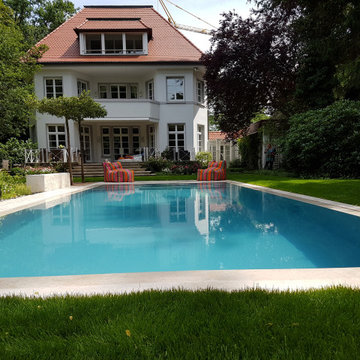 NIVEKO POLYSTONE ÜBERLAUFBECKEN ADVANCE 10,00 x 4,00 x 1,50 m in grau