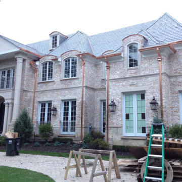 Copper gutters installation Schaumburg