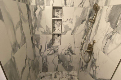 Bathroom - transitional bathroom idea in Manchester