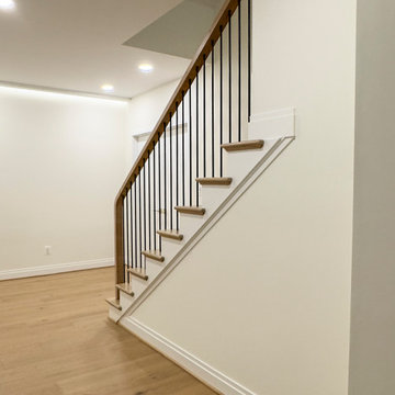 Project #144 | Slightly Curved Transitional Staircase