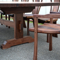 Live Edge Walnut Dining Set - Dining Sets