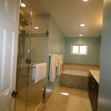 glass mosaic bath