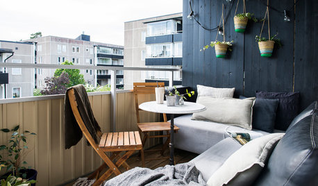 Svårt att inreda en långsmal balkong? Här är lösningarna