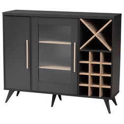 Midcentury Wine And Bar Cabinets by Baxton Studio