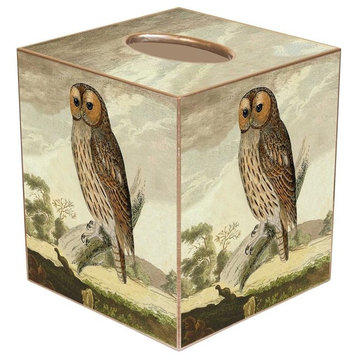 TB8266-Tawny Owl Tissue Box Cover