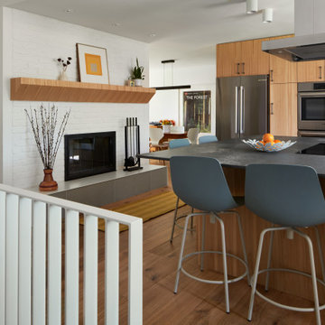 Modern Command Center Kitchen Remodel