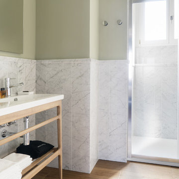 White Carrara Bathroom