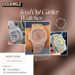 Iced Out Cartier Watch - Lifestyle And Leisure