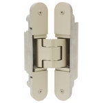 FPL Door Locks & Hardware - FPL Concealed/Invisible Door Hinge, 3D Adjustable, Silver - FPL's #CH3D-176-SLV Concealed / Invisible Door Hinge offers 3D adjustability (see photo) for easy future adjustments.  Once installed, it has a clean finished look.