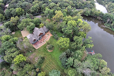 Inspiration for a craftsman gable roof remodel in Minneapolis