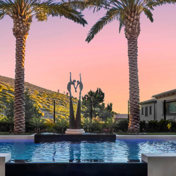 Rancho Santa Fe Resort Style Pool and Yard