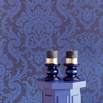 Alimos Navy Damask