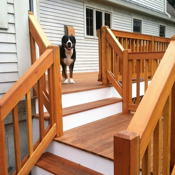 Douglas fir deck