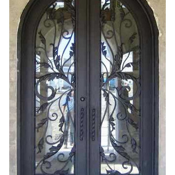 Full Radius Iron Doors