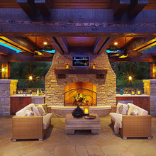 pool house mantle ideas