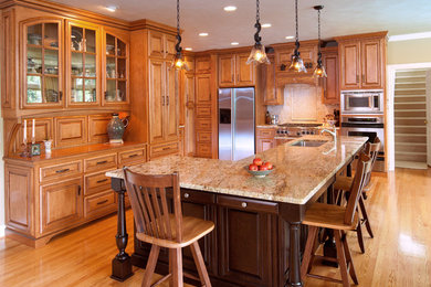 Inspiration for a craftsman kitchen remodel in Other