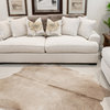 Real Cowhide Rug, Champagne - Top Quality