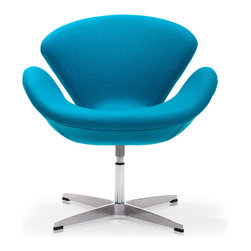 Pori Modern Accent Chairs - Island blue - Armchairs And Accent Chairs