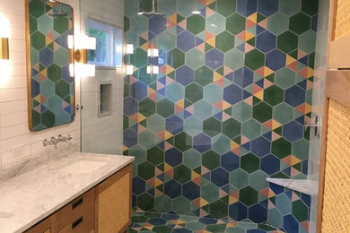 Crestview Master Bathroom with Concrete Tile