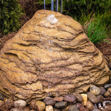 Slate River Falls Boulder Fountain