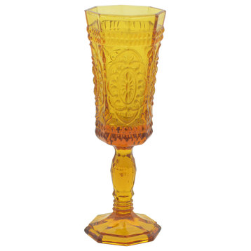 Vatican Flute, Set of 6, Amber