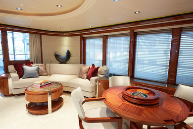 Inspiration for a coastal home design remodel in Miami