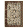 Oriental Weavers Sphinx Aberdeen 144D1 Traditional Rug, Ivory and Red, 6'7"x9'6"