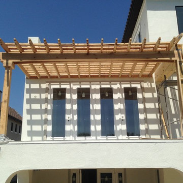 Second Floor Cypress Pergola