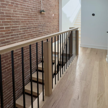 Project #145 | Modern Staircase Renovation in Victorian Townhouse