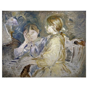 Cradle by Berthe Morisot Giclee Fine Art Print Reproduction on Canvas
