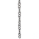 RCH Supply Co - S-Shaped Un-Welded Link Solid Brass Chain, Polished Nickel - Decorative brass chain that can accentuate any space. Perfect for hanging lighting fixtures and other decor, making curtain ties and pulls, or any other interior and/or exterior decorating projects. All chains are made out of Solid Brass, available in a wide array of finishes that do not tarnish.  Purchase chain by the foot.