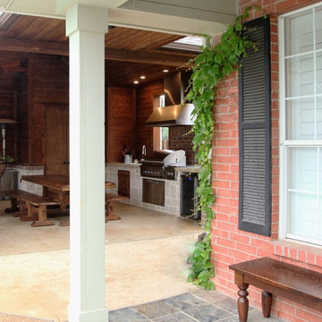 Spacious Outdoor Kitchen and Living - Southlake TX