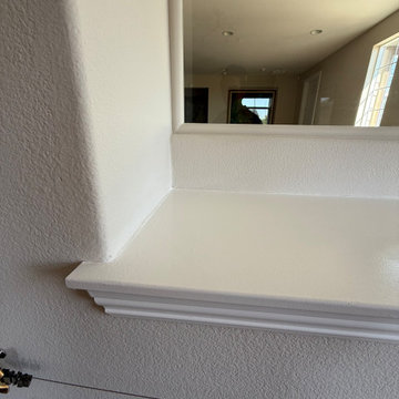 Enclosed Study Room Conversion with Custom Door and Glass Panel in Irvine