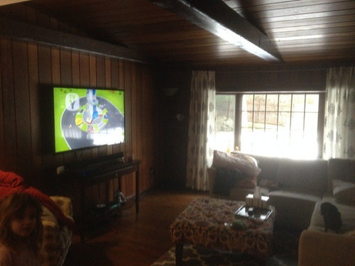 What to do with wood paneled walls