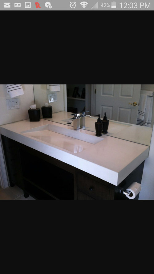 Trough Vanity Tops