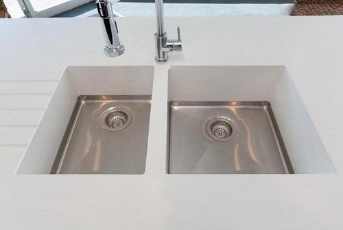 Corian And Stainless Sink, Corian Farm Sink