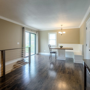 Custom stairwell railing