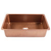 Rivera Copper 31" Single Bowl Undermount Kitchen Sink