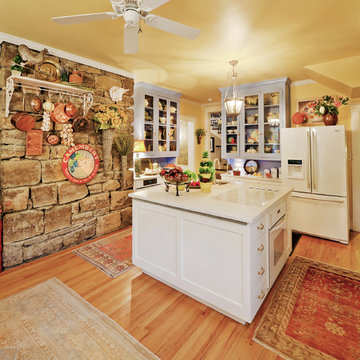 100 yr old Stone Wall becomes Focal Point