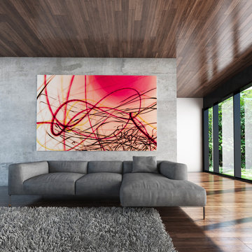 Large Urban Experimental Abstract Art