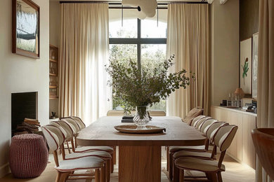 Photo of a large modern dining room in London.