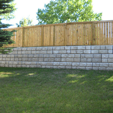 Redi Rock gravity wall