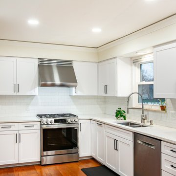 Upper Arlington Ohio Kitchen Cabinet Refacing Remodel